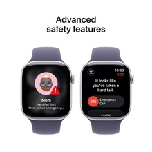 APPLE Watch Series 11GPS46mm Silver Aluminium Case with Purple Fog Sport Band - M/L