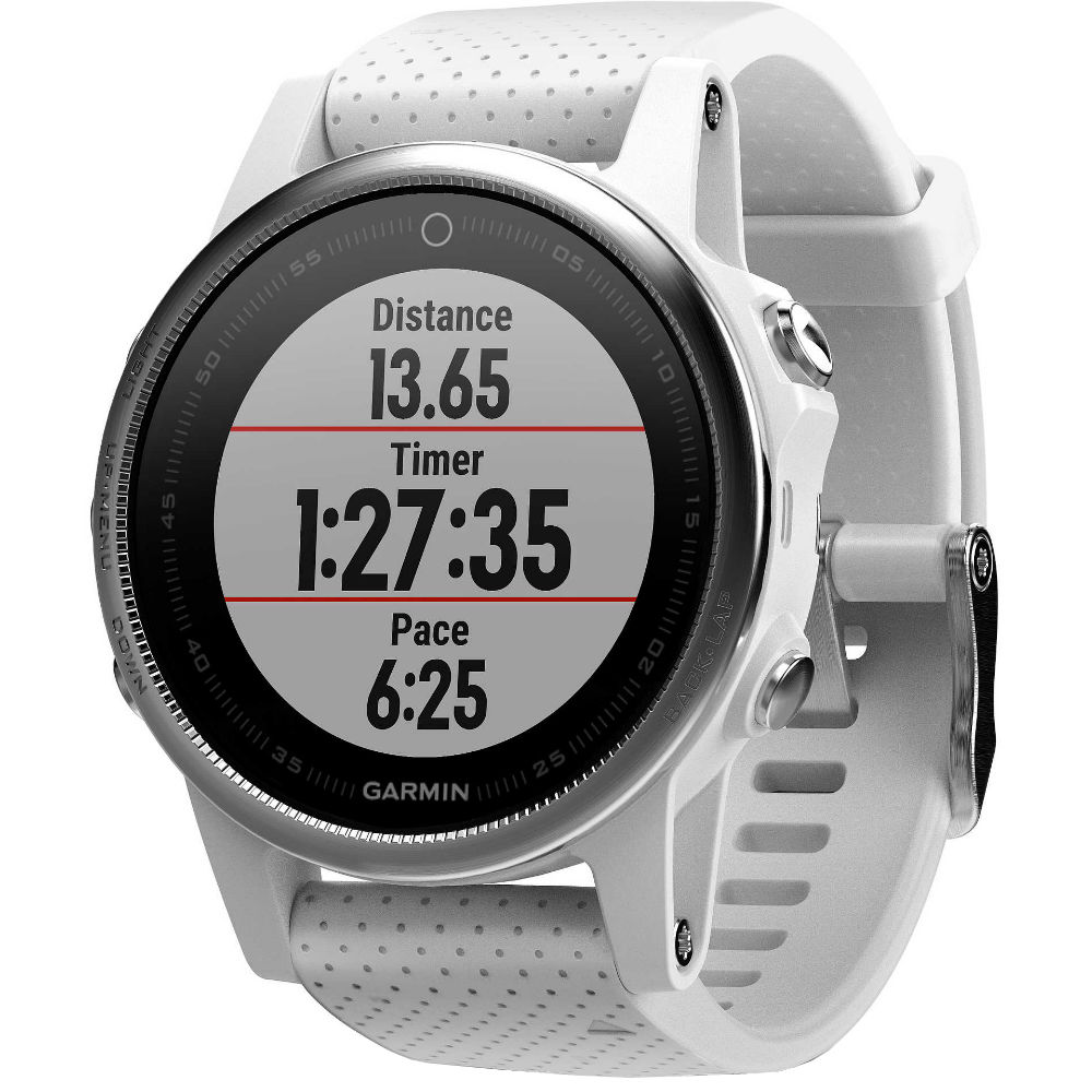 Смарт-часы GARMIN fenix 5S Silver with Carrara white band (010-01685-00) Совместимость iOS (Apple)