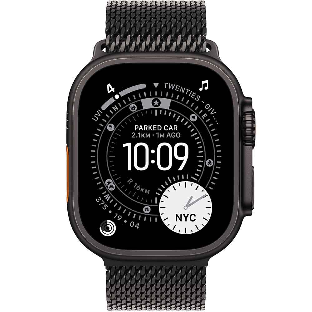 Смарт-часы APPLE Watch Ultra 3 GPS + Cellular 49mm Black Tit. Case with Black Tit. Milanese Loop - Medium (MF1Q4QP/A) Функциональность для взрослых