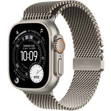 Смарт-часы APPLE Watch Ultra 3 GPS + Cellular 49mm Natural Tit. Case with Natural Tit. Milanese Loop - Small (MEWW4QP/A)