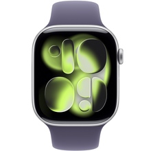 APPLE Watch Series 11GPS + Cellular 42mm Silver Aluminium Case with Purple Fog Sport Band - S/M