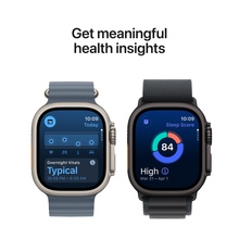 Смарт-часы APPLE Watch Ultra 3 GPS + Cellular 49mm Natural Titanium Case with Light Blue Alpine Loop - Small (MEWK4QP/A)