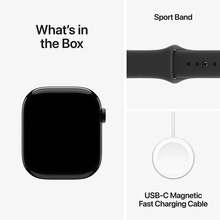 Смарт-годинник APPLE Watch Series 11GPS42mmJet Black Aluminium Case with Black Sport Band - S/M