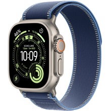 Смарт-часы APPLE Watch Ultra 3 GPS + Cellular 49mm Natural Titanium Case with Blue/Bright Blue Trail Loop - S/M (MEWR4QP/A)