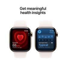 Смарт-часы APPLE Watch Series 11GPS + Cellular 46mmGold Titanium Case with Light Blush Sport Band - S/M