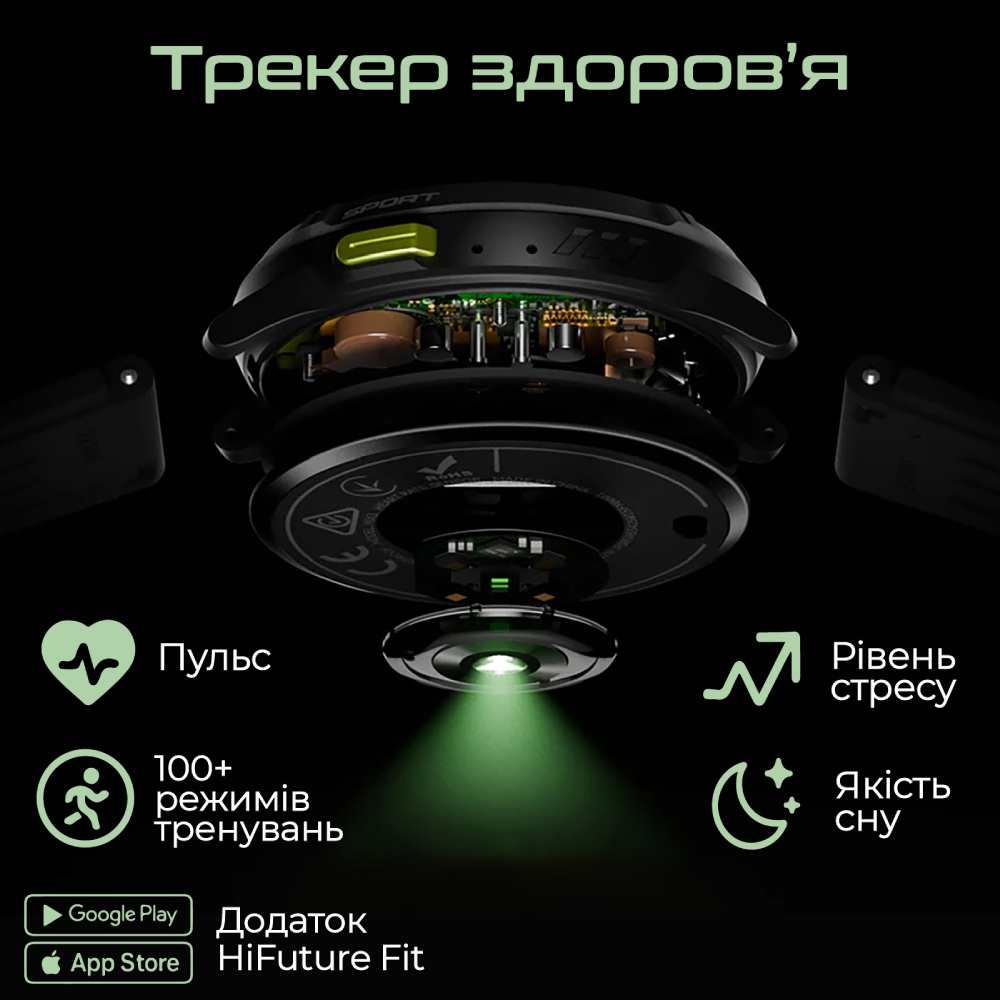 Смарт-годинник HIFUTURE Mix 3 Orange (mix3.orange) Вид діяльності велоспорт