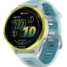 Смарт-годинник GARMIN Forerunner 570 47mm Whitestone/Amp Yellow (010-02971-01)