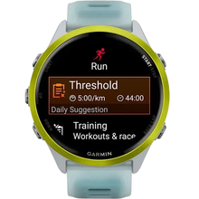 Смарт-годинник GARMIN Forerunner 570 47mm Whitestone/Amp Yellow (010-02971-01)