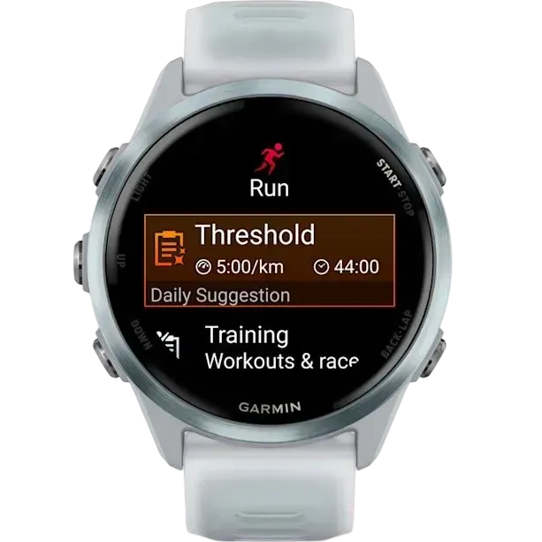 Смарт-часы GARMIN Forerunner 570 42mm Whitestone/Cloud Blue (010-02970-01) Функциональность для взрослых
