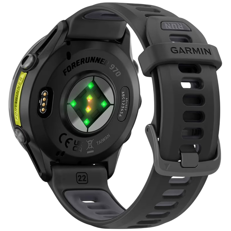 Фото Смарт-часы GARMIN Forerunner 970 Black/Amp Yellow
