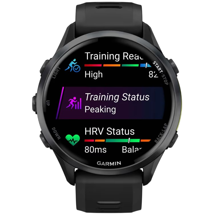 Внешний вид Смарт-часы GARMIN Forerunner 970 Black/Amp Yellow