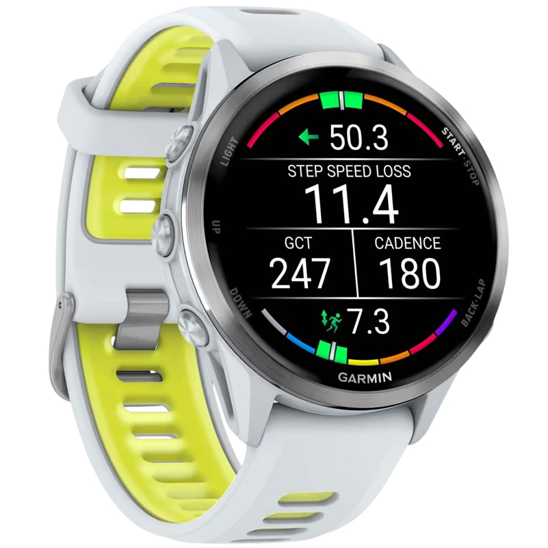 Смарт-часы GARMIN Forerunner 970 Whitestone/Amp Yellow Операционная система другая