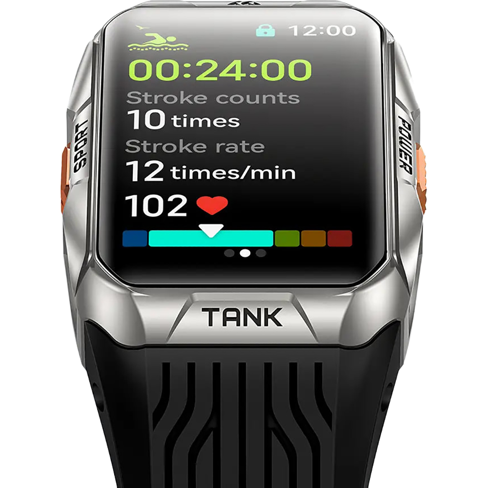 Смарт-часы KOSPET TANK X2 ULTRA Silver Совместимость iOS (Apple)