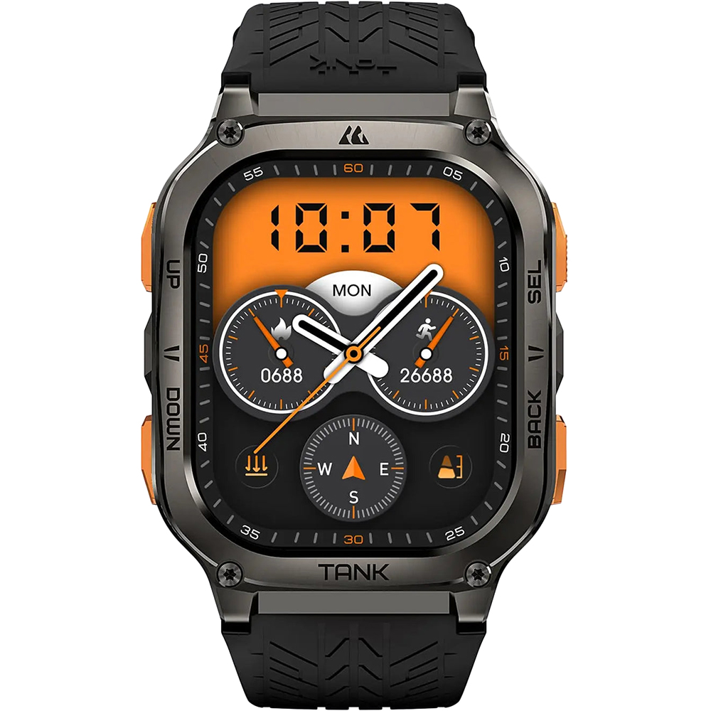 Смарт-часы Kospet Tank M3 Ultra Black Функциональность для взрослых