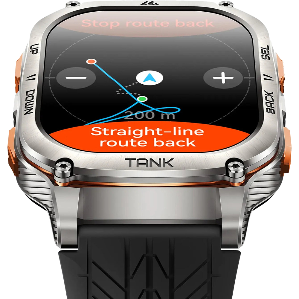 Смарт-часы Kospet Tank M3 Ultra Silver Совместимость Android OS