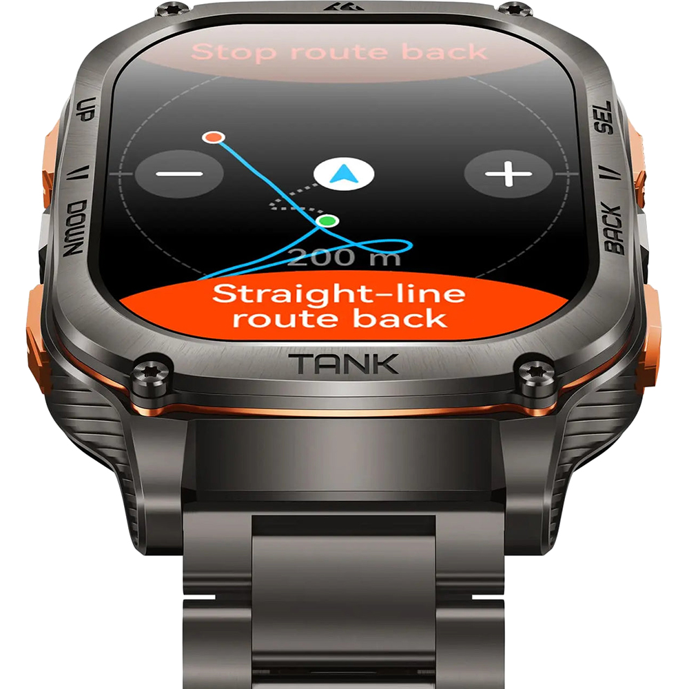 Смарт-годинник Kospet Tank M3 Ultra SE Black Сумісність iOS (Apple)