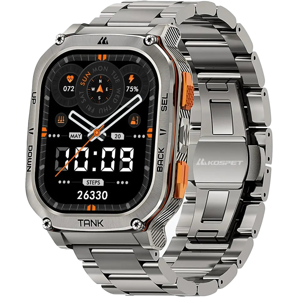 Смарт-годинник Kospet Tank M3 Ultra SE Silver Смарт-годинник Kospet Tank M3 Ultra SE Silver