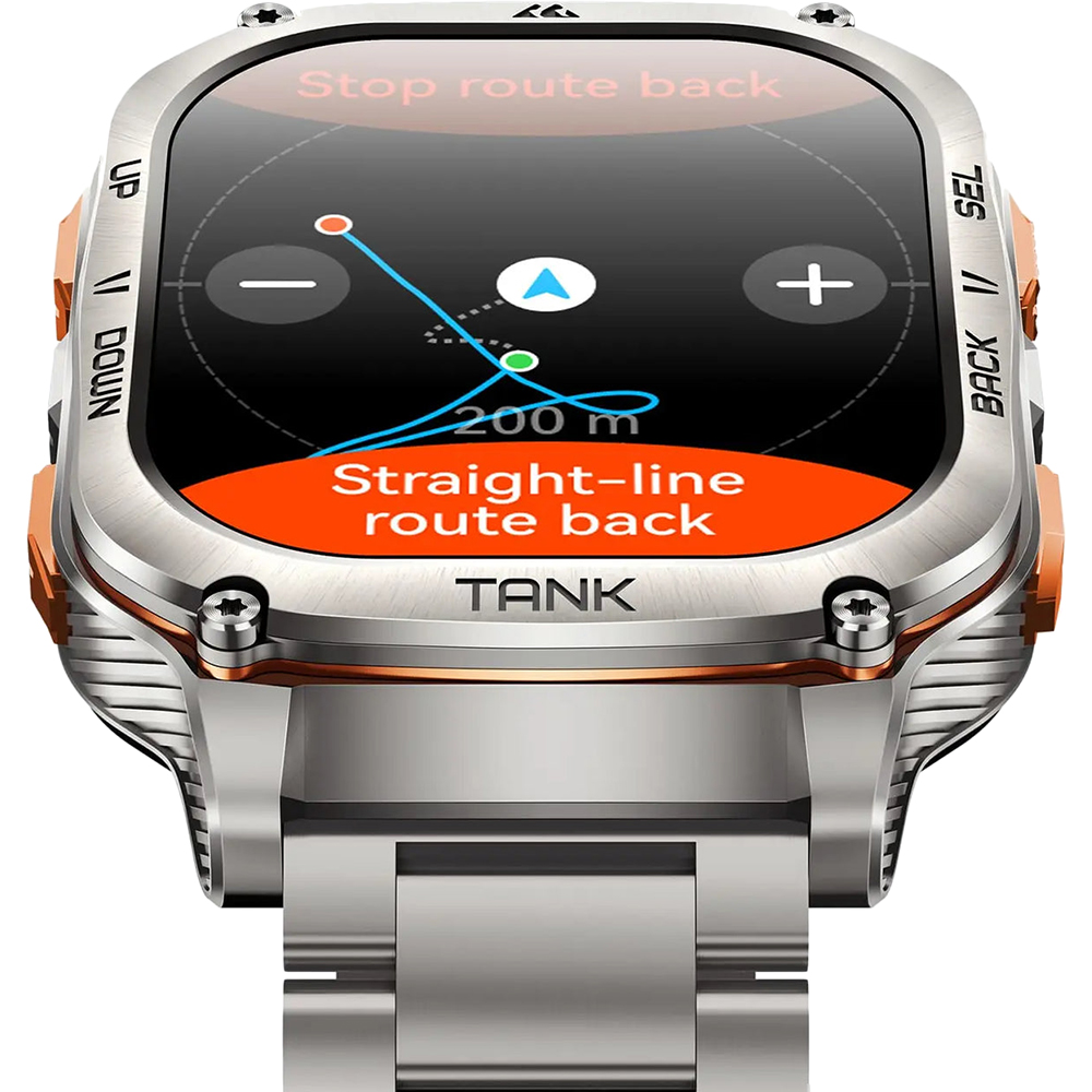 Смарт-годинник Kospet Tank M3 Ultra SE Silver Сумісність Android OS