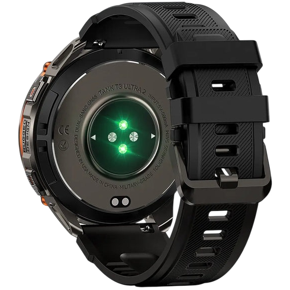 Смарт-годинник KOSPET T3 ULTRA 2 TANK T3 ULTRA 2 BLK Зовнішній вигляд Смарт-годинник KOSPET T3 ULTRA 2 TANK T3 ULTRA 2 BLK