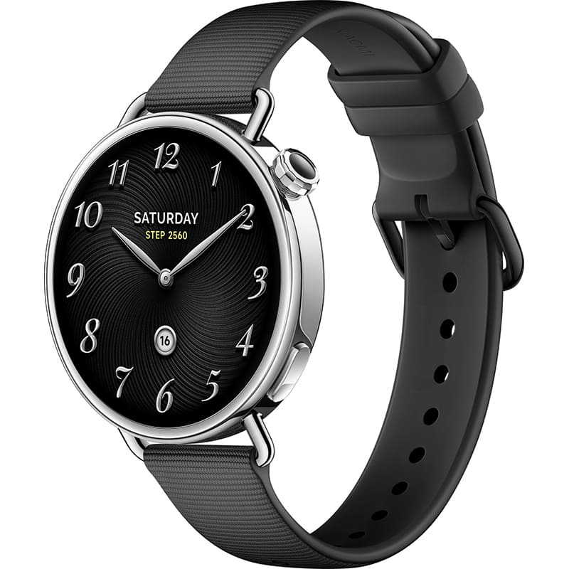 Смарт-часы XIAOMI Watch S4 41mm Fluororubber Strap Black (BHR07VRGL)