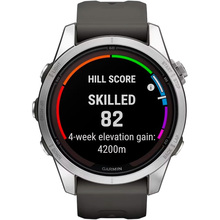 Смарт-годинник GARMIN Fenix 7S Pro Solar SS w/Graphite Band GPS (010-02776-01)