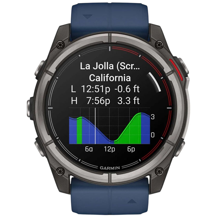 Смарт-годинник GARMIN Quatix 8 51 мм (010-02905-91) Сумісність iOS (Apple)