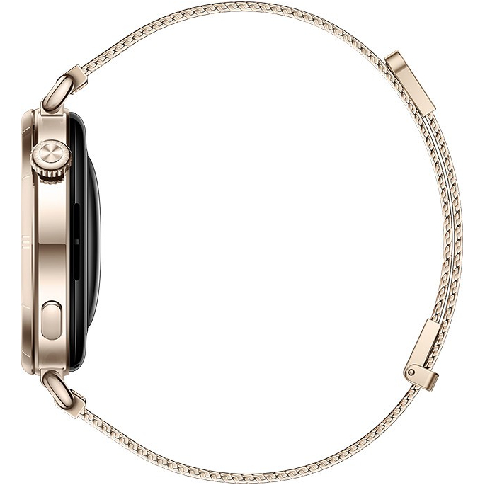 Зовнішній вигляд Смарт-годинник HUAWEI Watch GT 6 41 mm Gold Milanese (55020FTP)