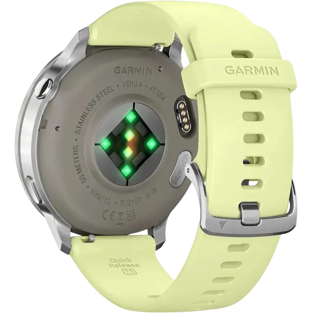 Замовити Смарт-годинник Garmin Venu 4 45mm Gray w/ Silver + Citron (010-03014-02)