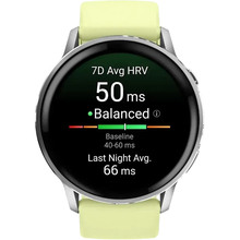 Смарт-годинник Garmin Venu 4 45mm Gray w/ Silver + Citron (010-03014-02)