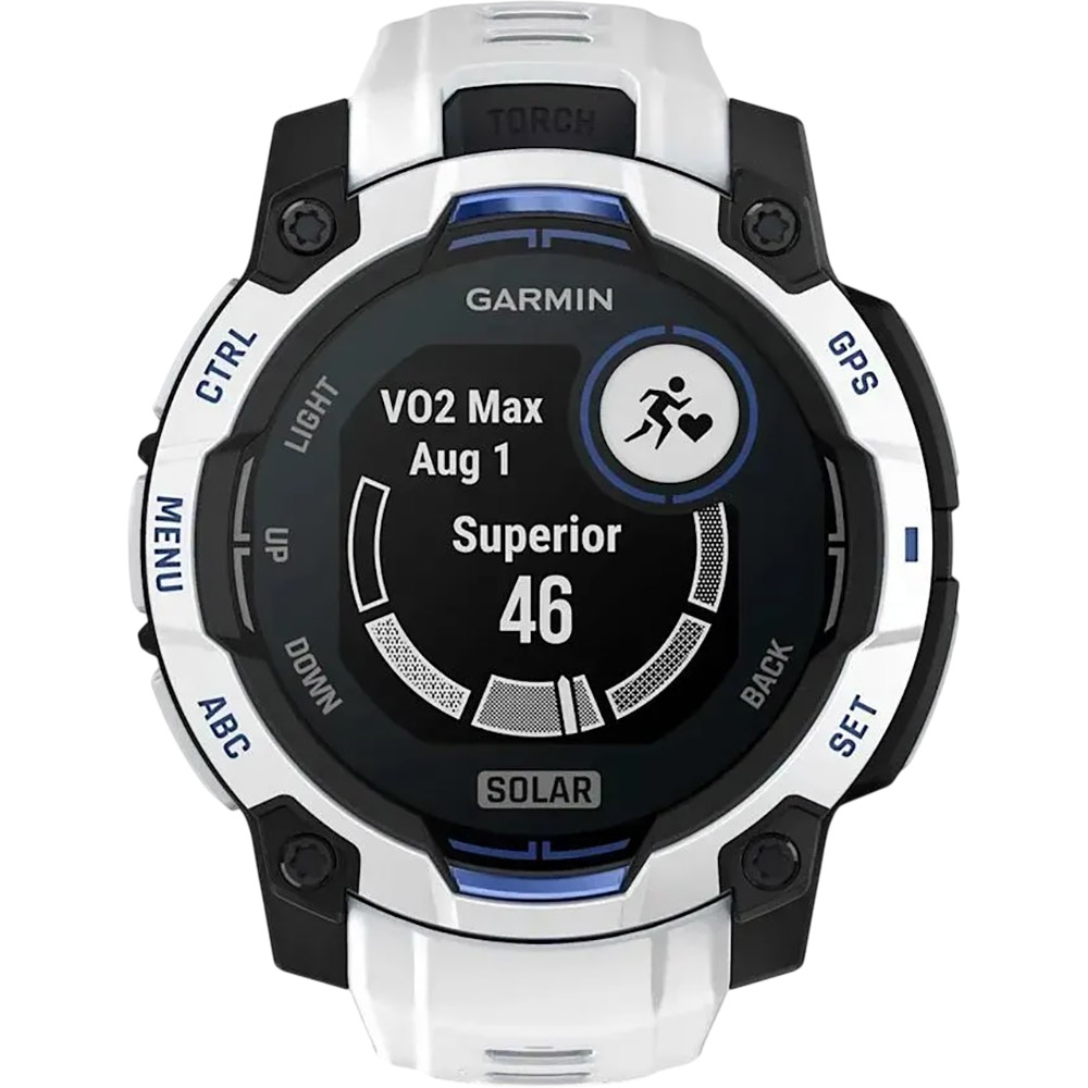 В Украине Смарт-часы Garmin Instinct 3 45mm Solar Whitestone with Whitestone Band (010-02934-03)