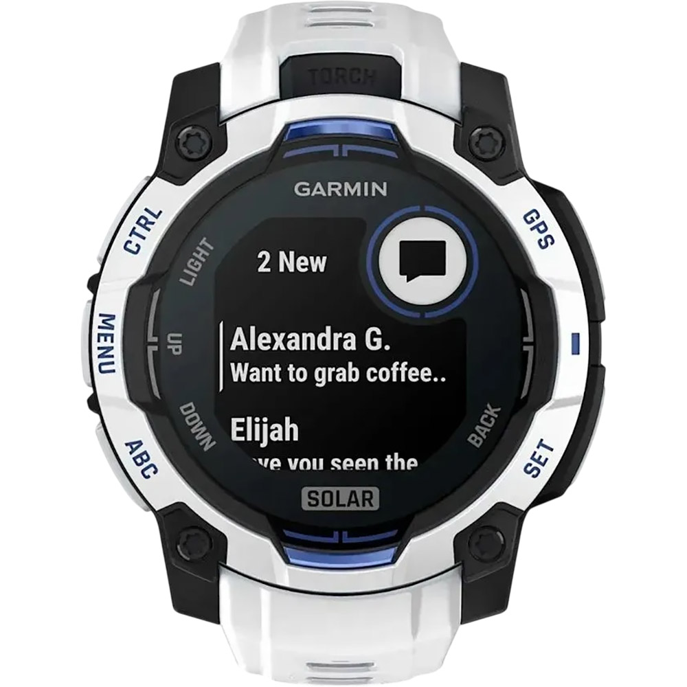 Смарт-часы Garmin Instinct 3 45mm Solar Whitestone with Whitestone Band (010-02934-03) Функциональность для взрослых