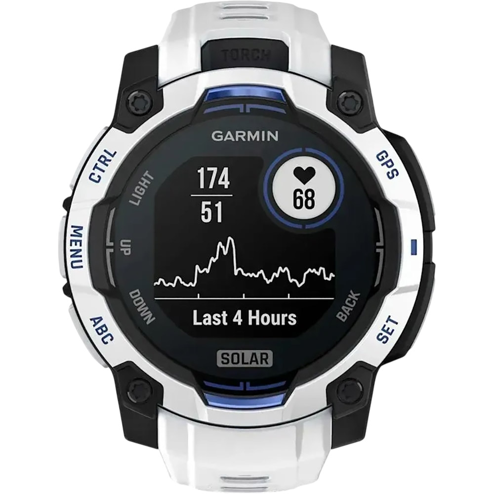 Смарт-часы Garmin Instinct 3 45mm Solar Whitestone with Whitestone Band (010-02934-03)