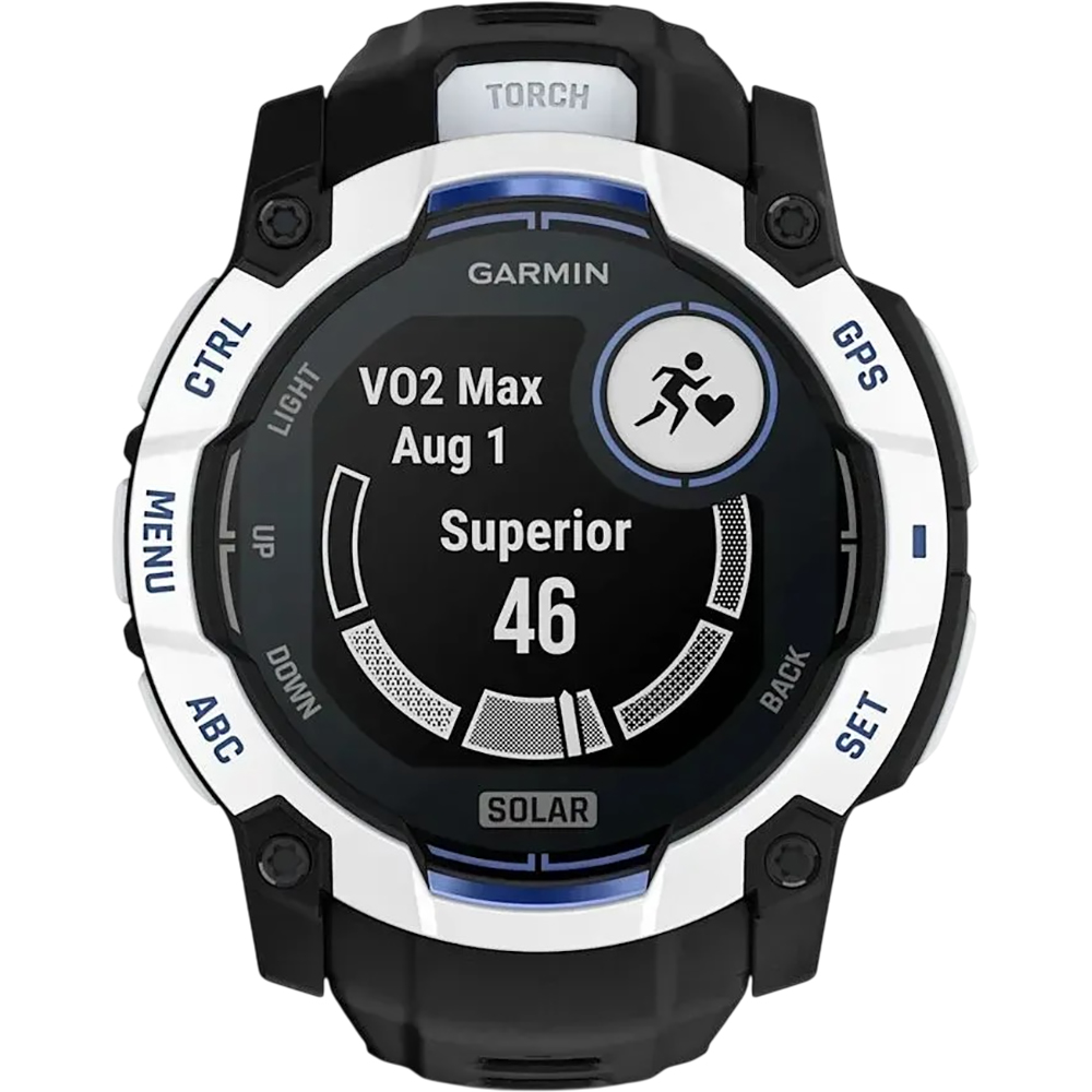 В интернет магазине Смарт-часы GARMIN Instinct 3 Solar 50 mm Whitestone with Black Band (010-02935-03)