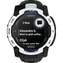 Смарт-часы GARMIN Instinct 3 Solar 50 mm Whitestone with Black Band (010-02935-03)