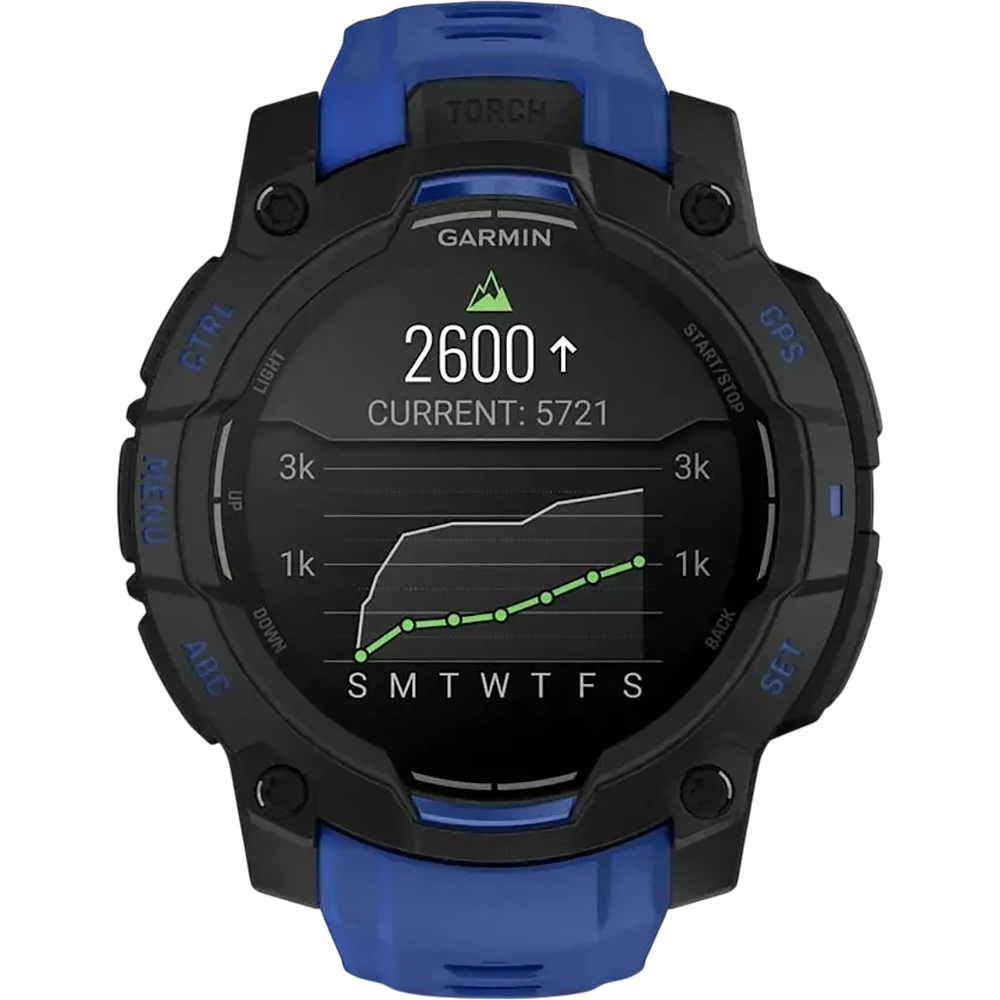 Смарт-часы GARMIN Instinct 3 45 mm Black with Bolt Blue Band (010-02936-03) Совместимость Android OS