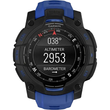 Смарт-часы GARMIN Instinct 3 45 mm Black with Bolt Blue Band (010-02936-03)