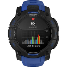 Смарт-часы GARMIN Instinct 3 45 mm Black with Bolt Blue Band (010-02936-03)