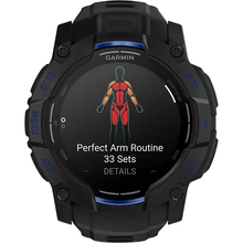 Смарт-часы GARMIN Instinct 3 50 mm Black with Bolt Blue Accents (010-03020-03)