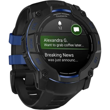 Смарт-часы GARMIN Instinct 3 50 mm Black with Bolt Blue Accents (010-03020-03)