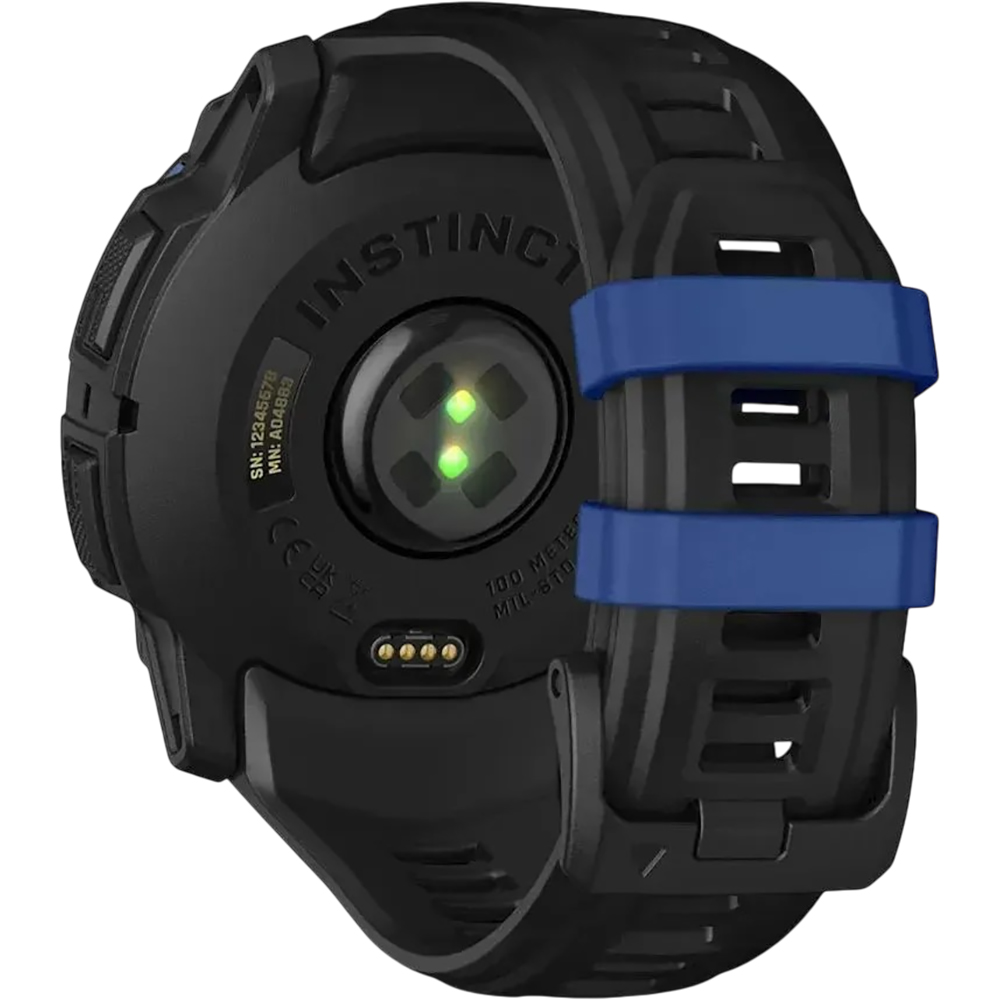 В интернет магазине Смарт-часы GARMIN Instinct 3 50 mm Black with Bolt Blue Accents (010-03020-03)