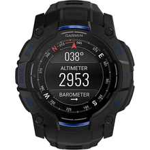 Смарт-часы GARMIN Instinct 3 50 mm Black with Bolt Blue Accents (010-03020-03)
