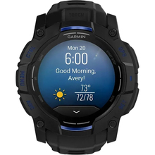 Смарт-часы GARMIN Instinct 3 50 mm Black with Bolt Blue Accents (010-03020-03)