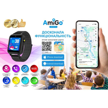 Смарт-годинник AMIGO GO10S Pro Black