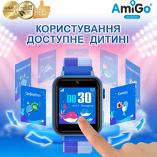 Смарт-годинник AMIGO GO10S Pro Blue
