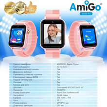 Смарт-годинник AMIGO GO10S Pro Pink