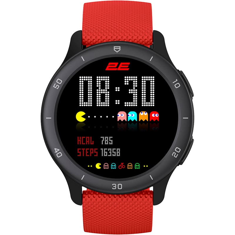 Смарт-часы 2E Motion GT2 47 мм Black/Red (2E-CWW21BKRD-WS) Функциональность для взрослых