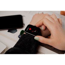 Смарт-часы 2E Alpha SQ Music Edition 46 мм Black/Green (2E-CWW40BKGN-WS)