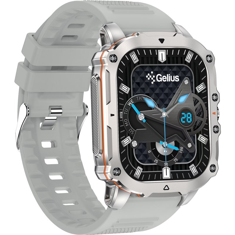 Фото 14 Смарт-годинник GELIUS Tactical Heavy (GP-SW016 Chrome)