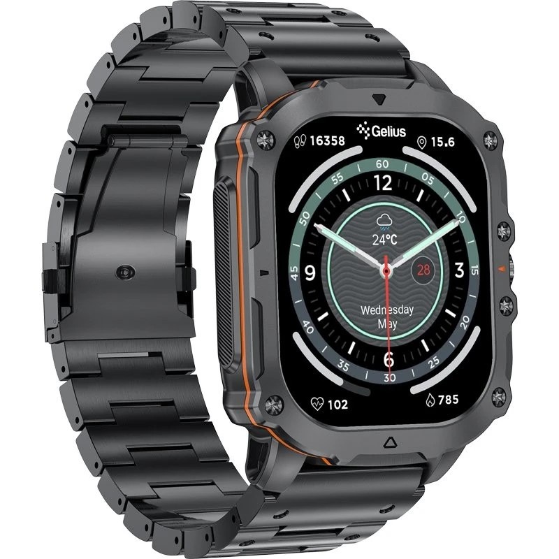 Смарт-годинник GELIUS Tactical Heavy (GP-SW016 Chrome) Сумісність iOS (Apple)