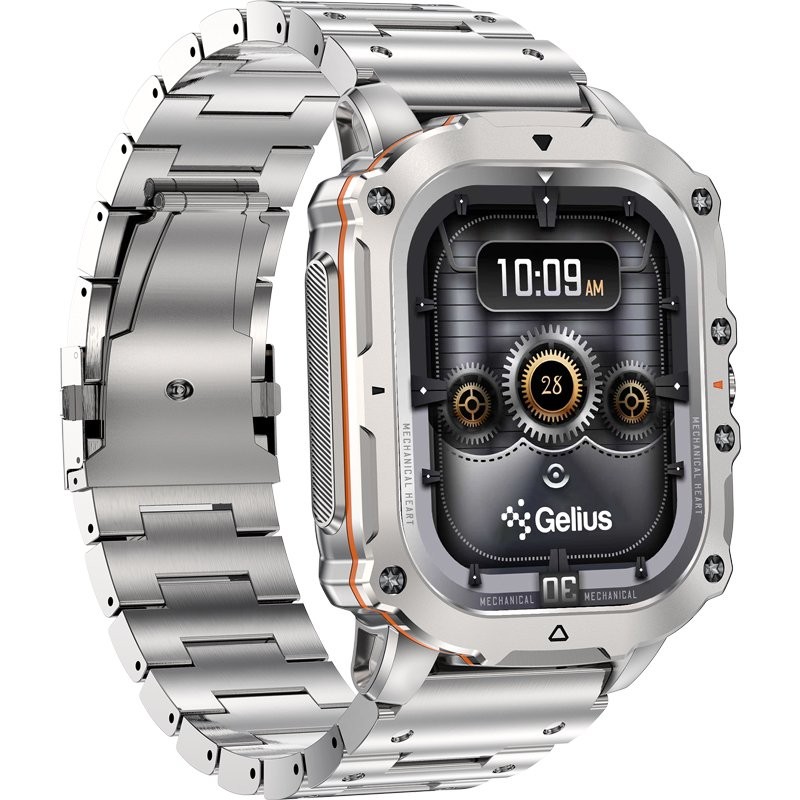 Замовити Смарт-годинник GELIUS Tactical Heavy (GP-SW016 Chrome)